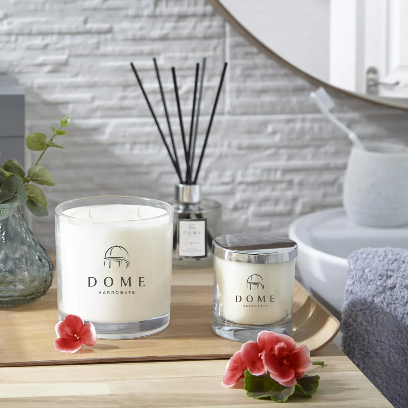 INSPIRE  Geranium, Eucalyptus & Orange Mood Candle 10cl/90g - Image 3